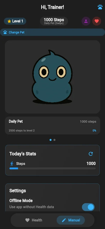 The pet’s new form