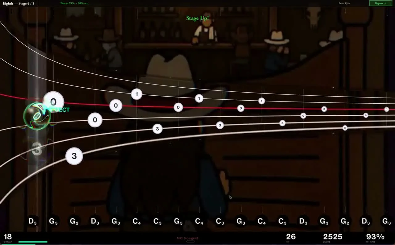 Furioso guitar-game footage