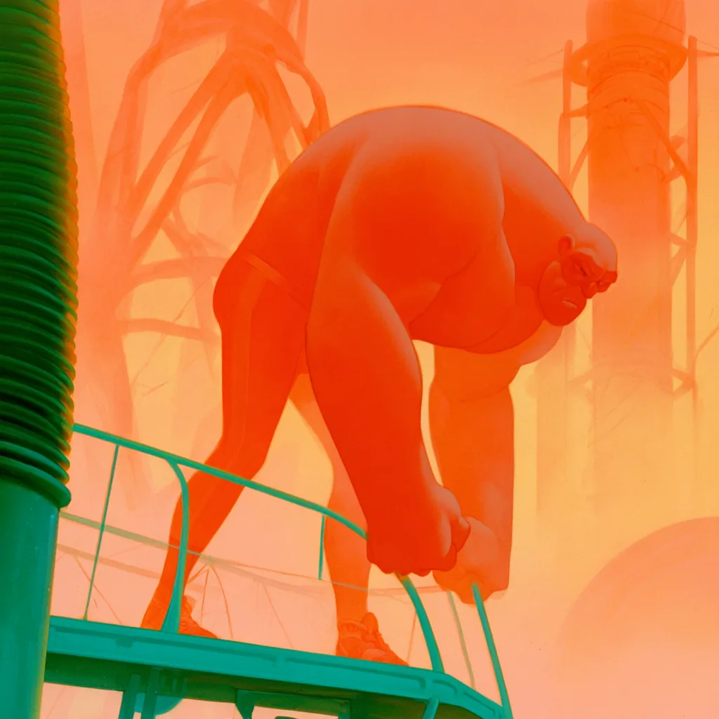 The Midjourney image that set the look of the film